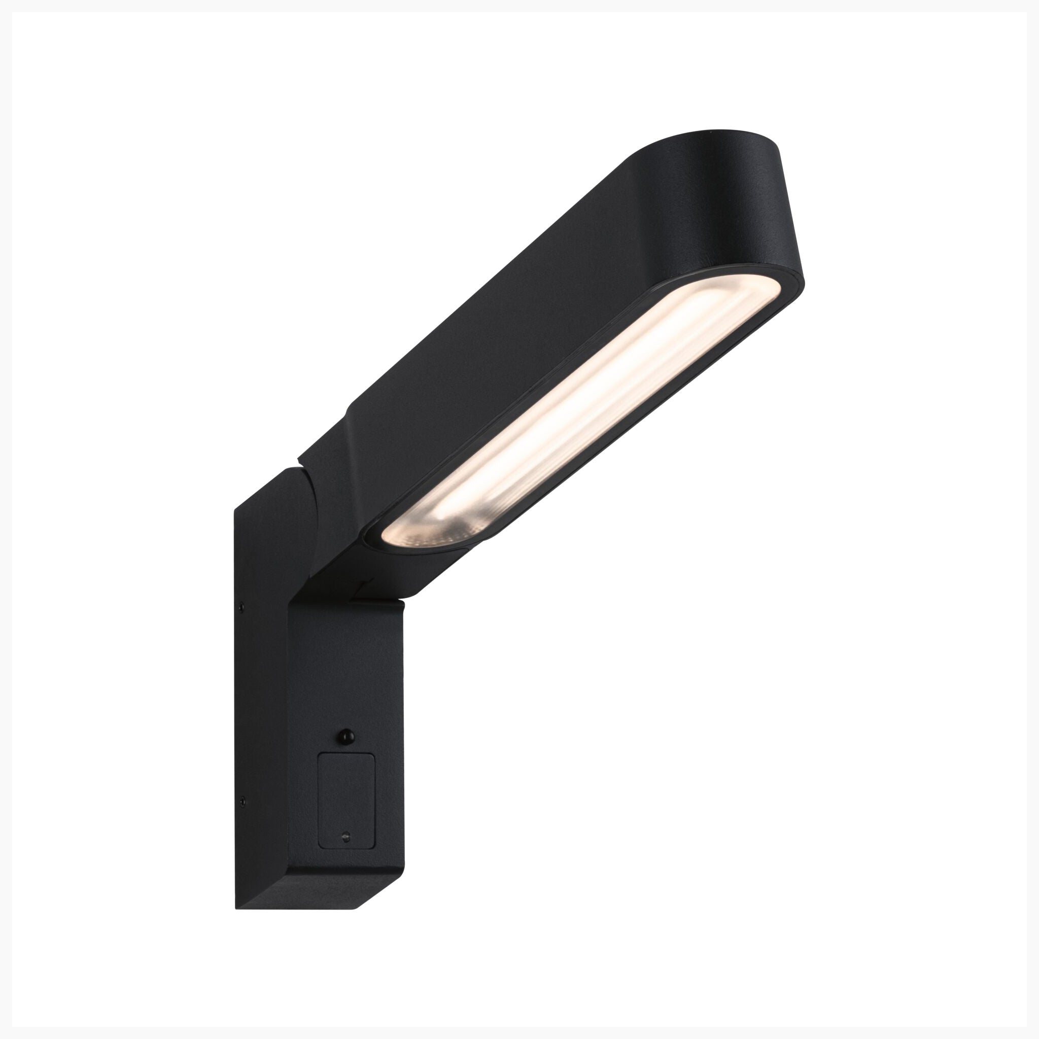 The Paulmann Outdoor Ito 7.5W LED Vertical Wall Light with Motion Detection in Anthracite, boasting an elongated rectangular design, serves as a stylish outdoor house luminaire with IP44 splash protection. Perfect for any contemporary space, this sleek fixture seamlessly blends form and function.