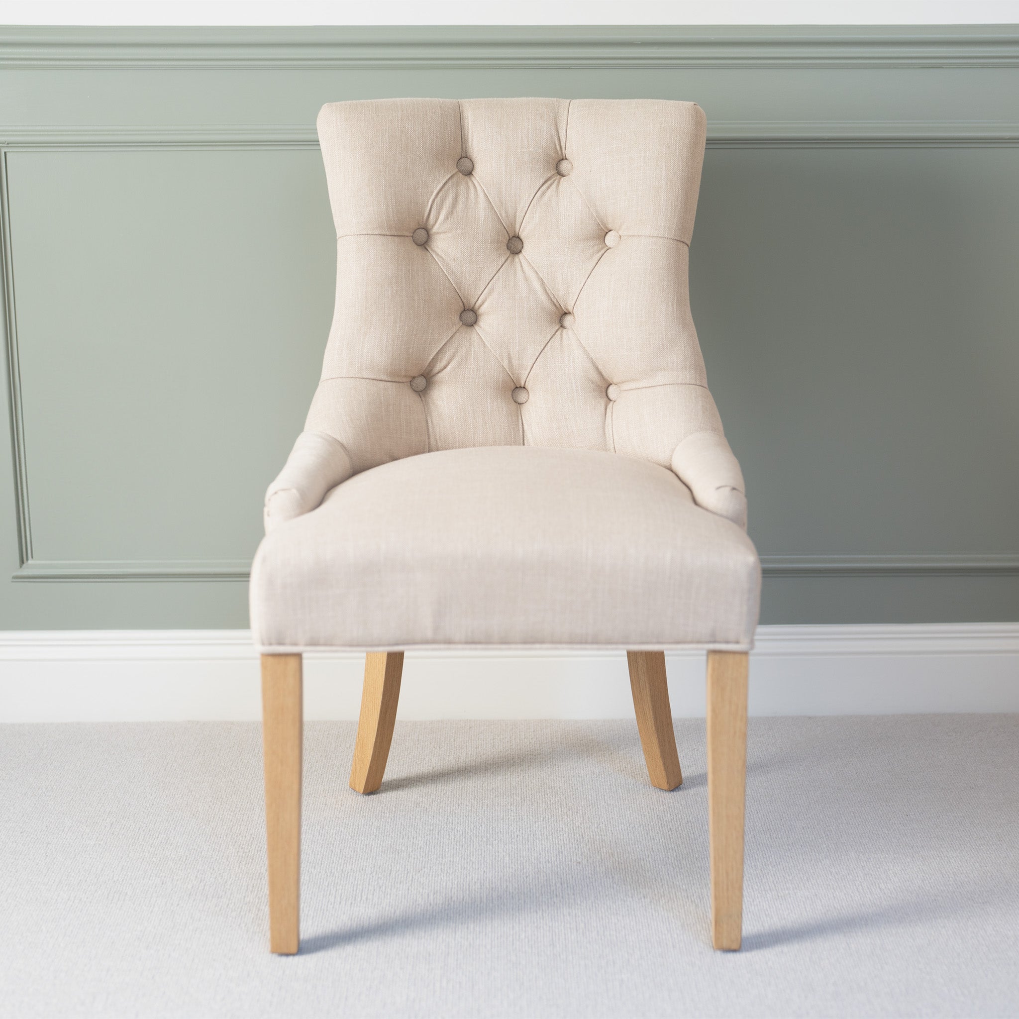 Regent Chair Set of 2 in Beige