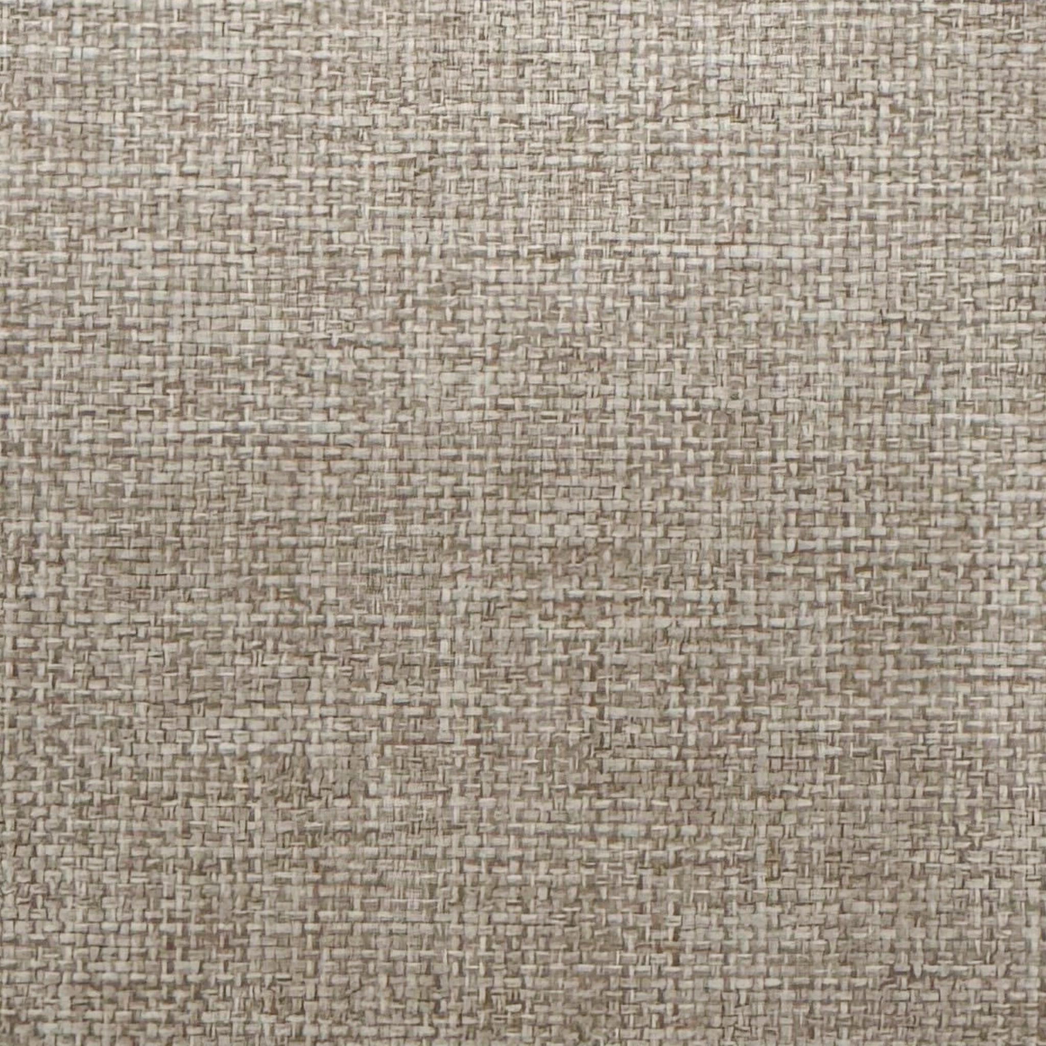 Close-up of a Latte woven fabric with a textured pattern of intersecting threads.