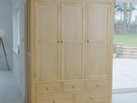 Burford Triple Larder Unit in Natural Oak