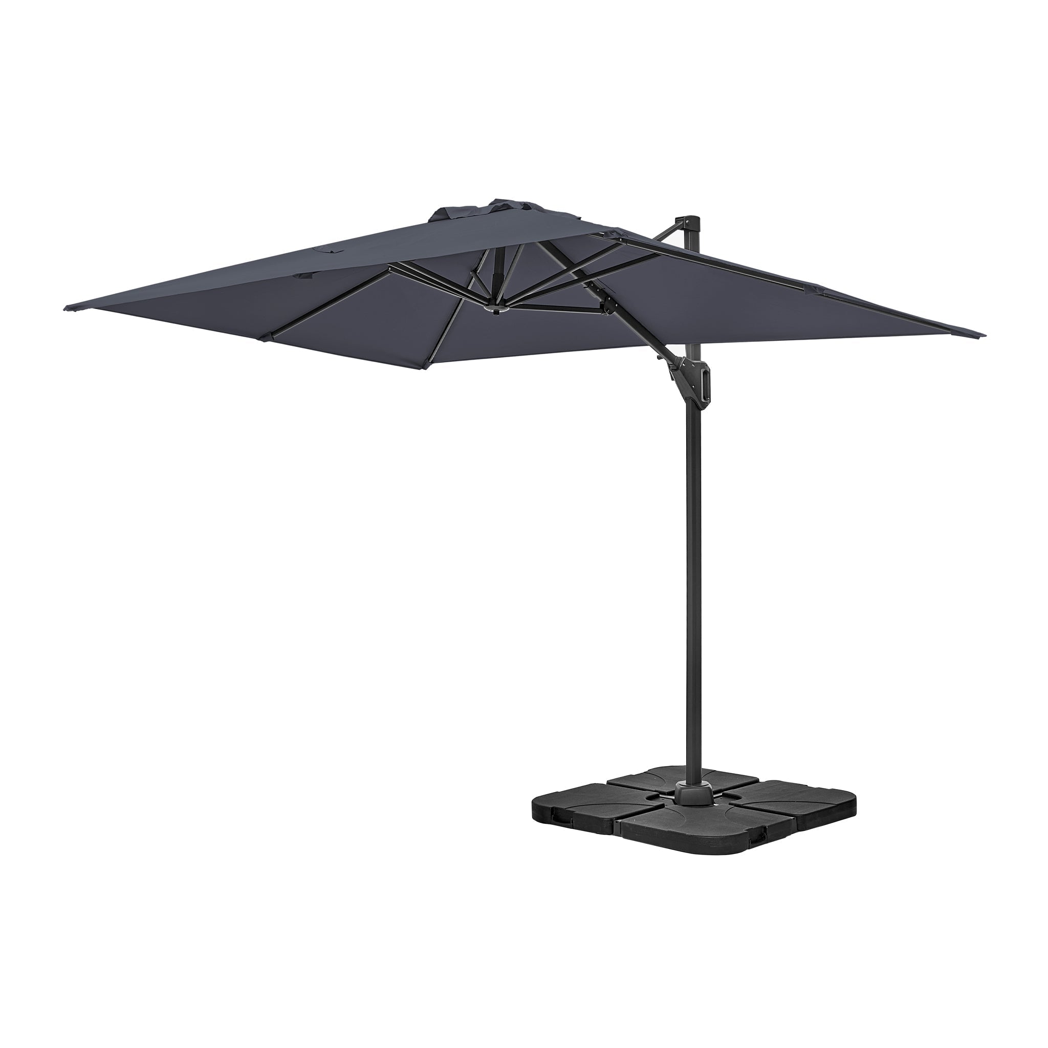 Voyager T1 3m x 2m Rectangular Parasol in Anthracite